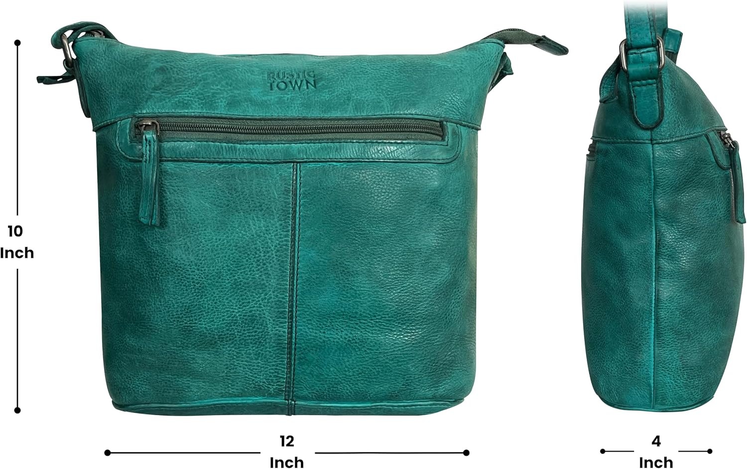 image:imageLeather Crossbody Bag for Women  Valentines Day Gifts for her Travel Shoulder Sling Purse  Vintage Boho Satchel for GirlsGreen
