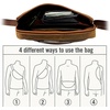image:imageLeather Fanny Pack for Men amp Women Full Grain Travel Waist Pack Chest Bag  Multiple Pockets hold Phone Keys Wallet amp Cards YKK zippers Adjustable Strap Hip Bum Bag for Hiking Running amp CyclingBrown1