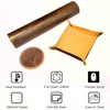image:imageLeather Desk Mat Set 32x16  Full Grain Large Computer Gaming Mouse Pad  NonSlip Table Cover Blotter Protector Smooth Control Stitched Edges Desktop Laptop Accessory with Valet Tray amp CoasterBrown