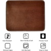 image:imageLeather Mouse Pad  NonSlip Desk Mat for Laptop PC Office and Gaming  Compact 99 x 79inch size Smooth Control Stitched Edges Works with Wired Wireless Mechanical Laser and Optical MiceBrown