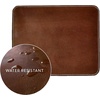 image:imageLeather Mouse Pad  NonSlip Desk Mat for Laptop PC Office and Gaming  Compact 99 x 79inch size Smooth Control Stitched Edges Works with Wired Wireless Mechanical Laser and Optical MiceBrown