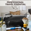 image:imageRustic Town Leather Wash Bag for Men  Travel Toiletry Bag  Shaving Dopp Kit Toiletries Organizer  Leather Makeup Bag for Women  Main Compartment Interior amp Exterior Zip Pockets YKK Zippers Waterproof Lining TSA CarryOn Gifts for Him BrownBlack