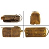 image:imageRustic Town Leather Wash Bag for Men  Travel Toiletry Bag  Shaving Dopp Kit Toiletries Organizer  Leather Makeup Bag for Women  Main Compartment Interior amp Exterior Zip Pockets YKK Zippers Waterproof Lining TSA CarryOn Gifts for Him BrownAntique Brown
