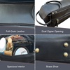 image:imageRustic Town Leather Wash Bag for Men  Travel Toiletry Bag  Shaving Dopp Kit Toiletries Organizer  Leather Makeup Bag for Women  Main Compartment Interior amp Exterior Zip Pockets YKK Zippers Waterproof Lining TSA CarryOn Gifts for Him BrownBlack