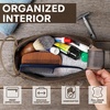 image:imageRustic Town Leather Wash Bag for Men  Travel Toiletry Bag  Shaving Dopp Kit Toiletries Organizer  Leather Makeup Bag for Women  Main Compartment Interior amp Exterior Zip Pockets YKK Zippers Waterproof Lining TSA CarryOn Gifts for Him BrownDark Brown