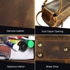 image:imageRustic Town Leather Wash Bag for Men  Travel Toiletry Bag  Shaving Dopp Kit Toiletries Organizer  Leather Makeup Bag for Women  Main Compartment Interior amp Exterior Zip Pockets YKK Zippers Waterproof Lining TSA CarryOn Gifts for Him BrownAntique Brown